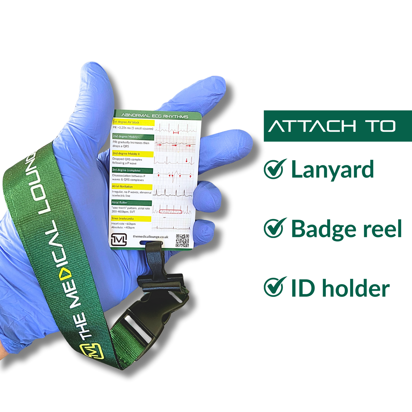 ECG 7 Card Study Bundle | ECG Interpretation, Rhythms & Electrode Placement Revision Set