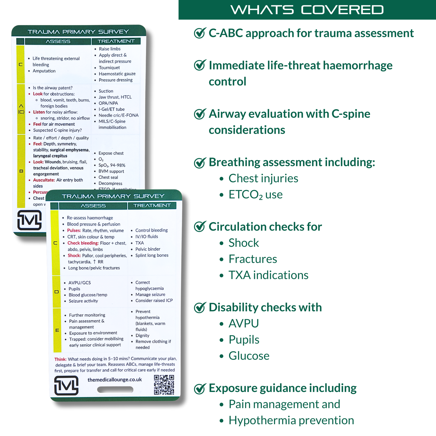 ABCDE Learning Framework – Educational Study Card