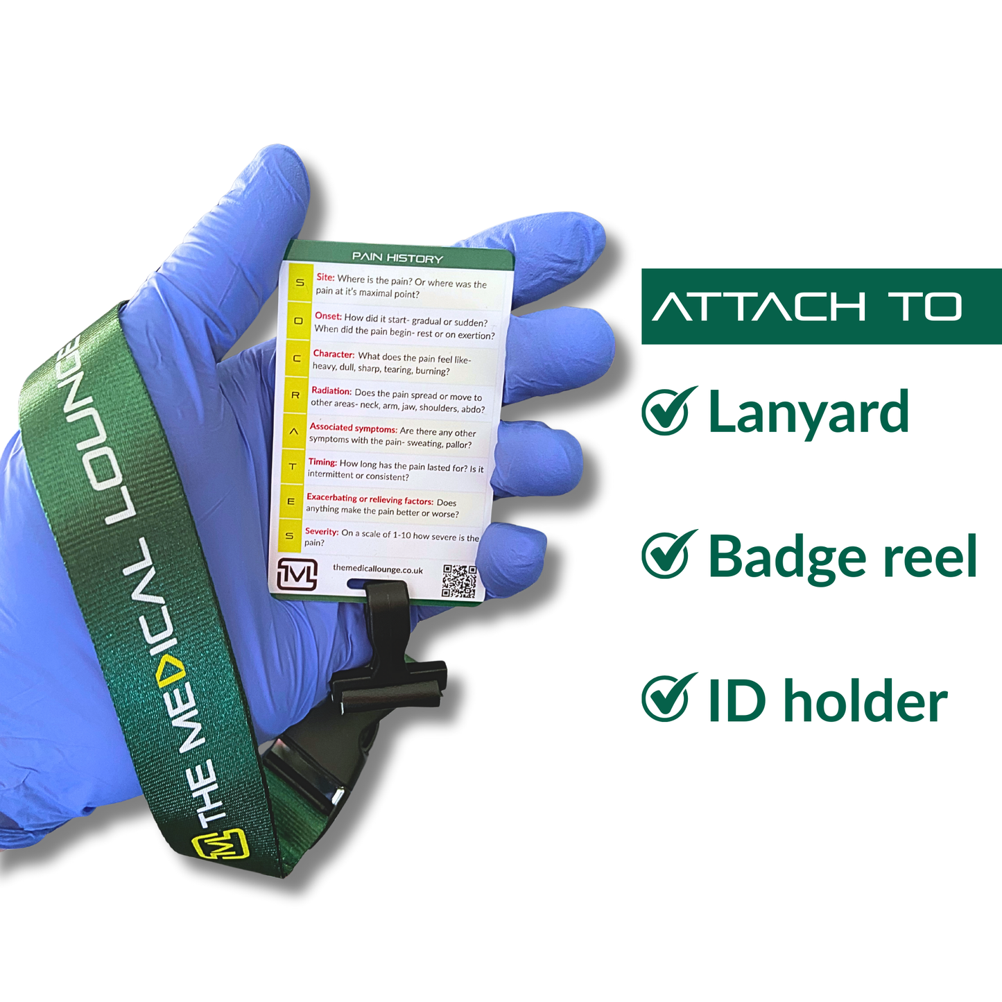 SOCRATES Pain History – Assessment Reference Card