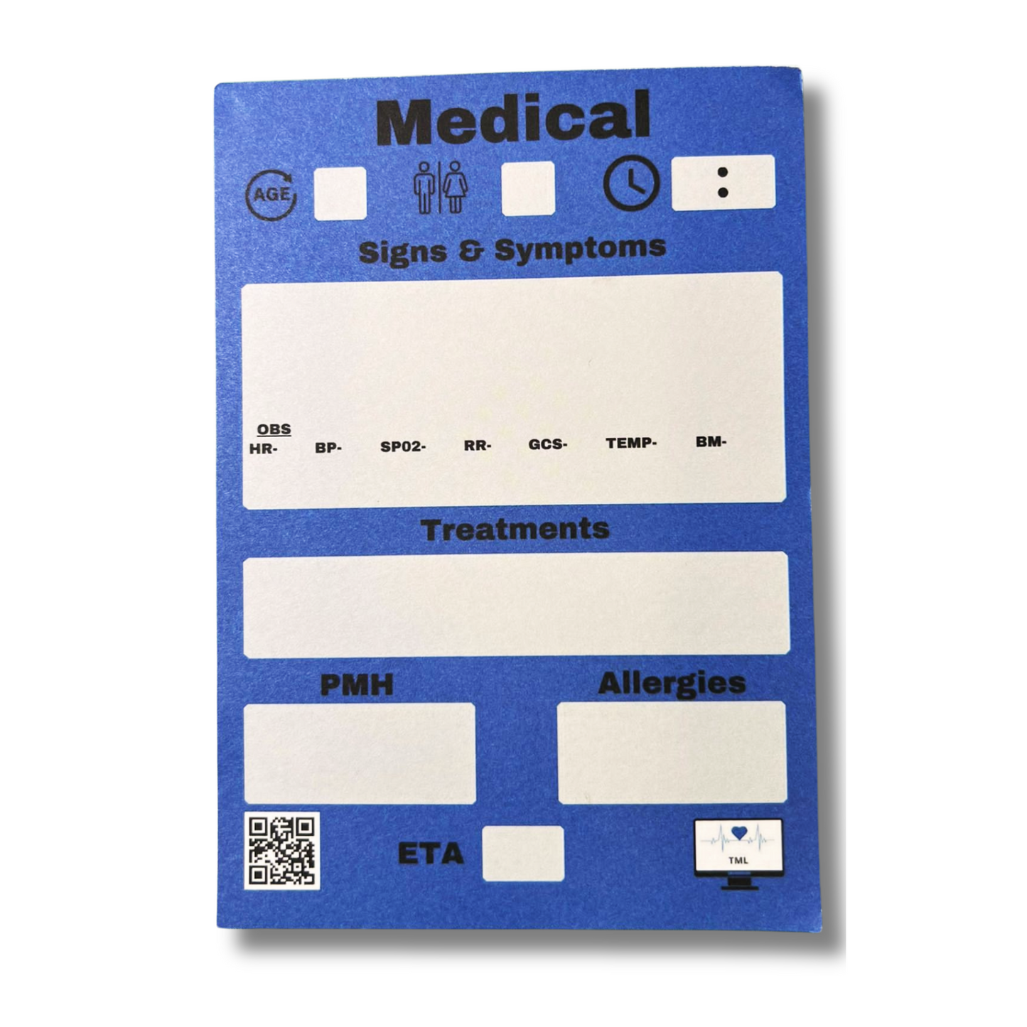 Medical, Trauma, Resuscitation Notepads