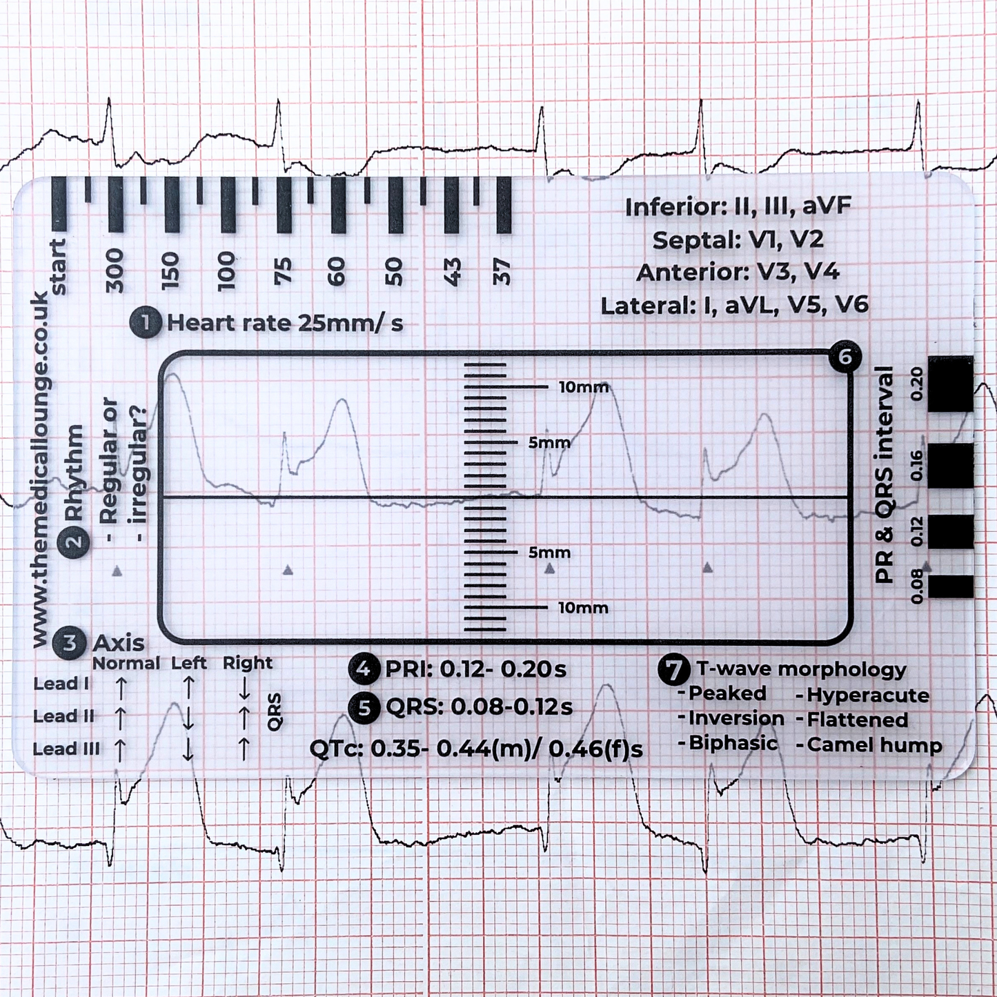 ecg-ruler-the-medical-lounge-store for Free Printable Ekg Ruler Printable ECG ruler – The Medical Lounge Store for Free Printable Ekg Ruler Printable
