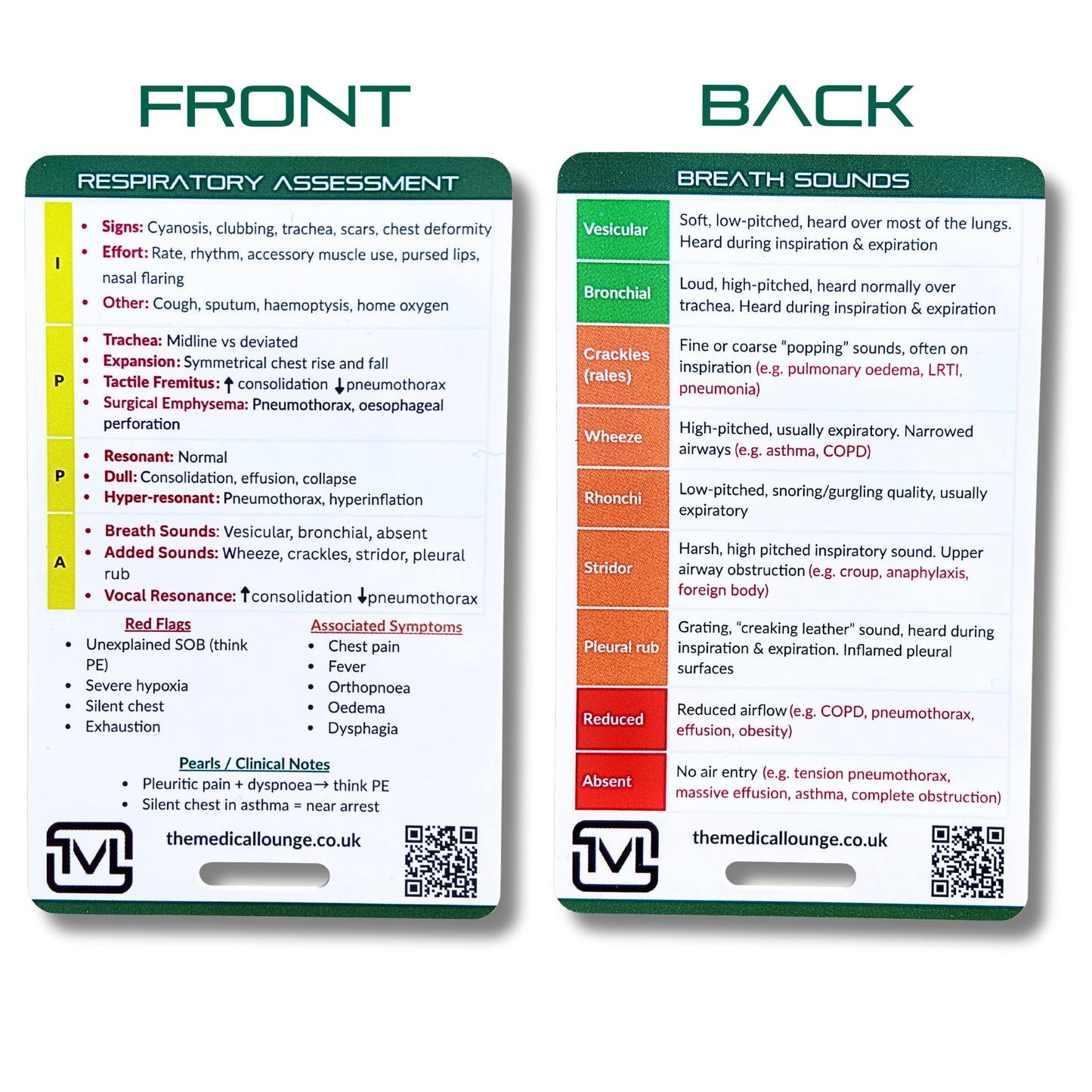 Ultimate Patient Assessment 6 Card Bundle – Paramedic & Student Reference Set for Respiratory, Primary Survey, Medical, Cardiovascular, Abdominal & Cranial Nerve Revision