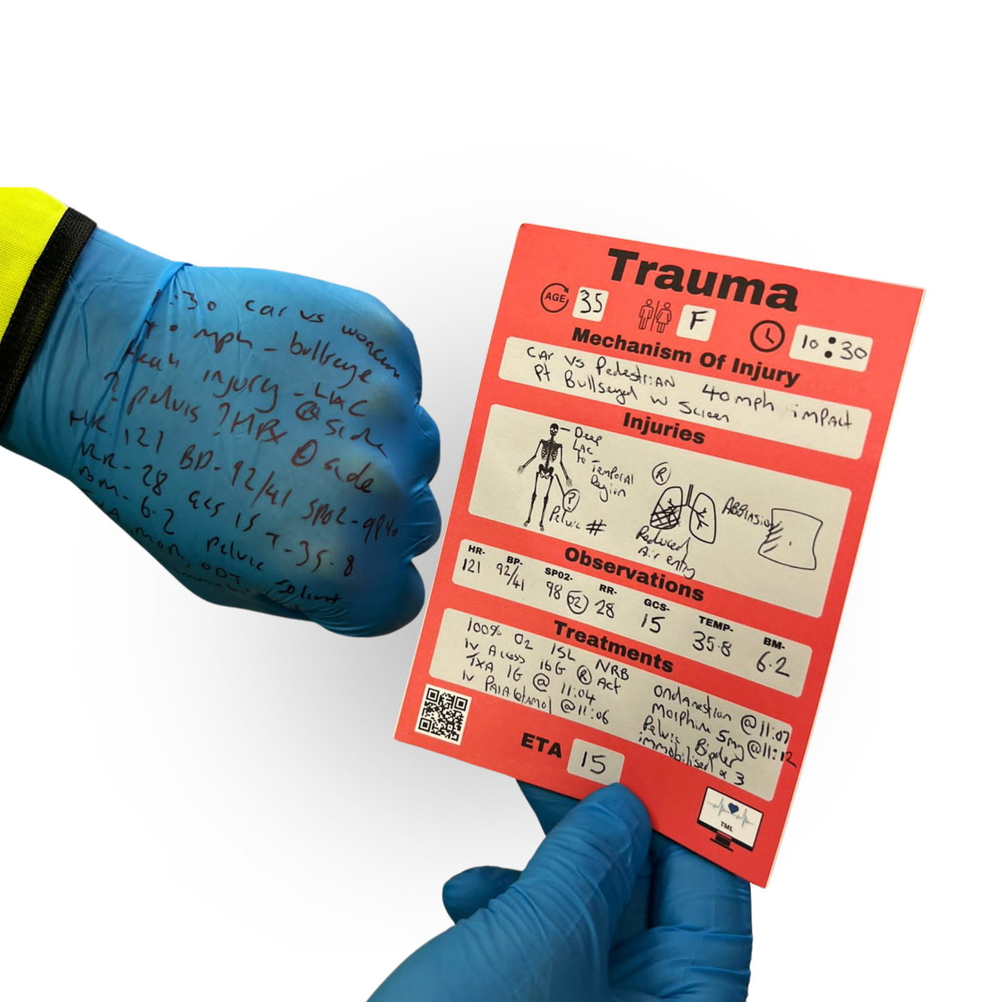 Medical, Trauma, Resuscitation Notepads