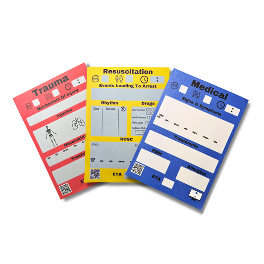 Medical, Trauma, Resuscitation Notepads
