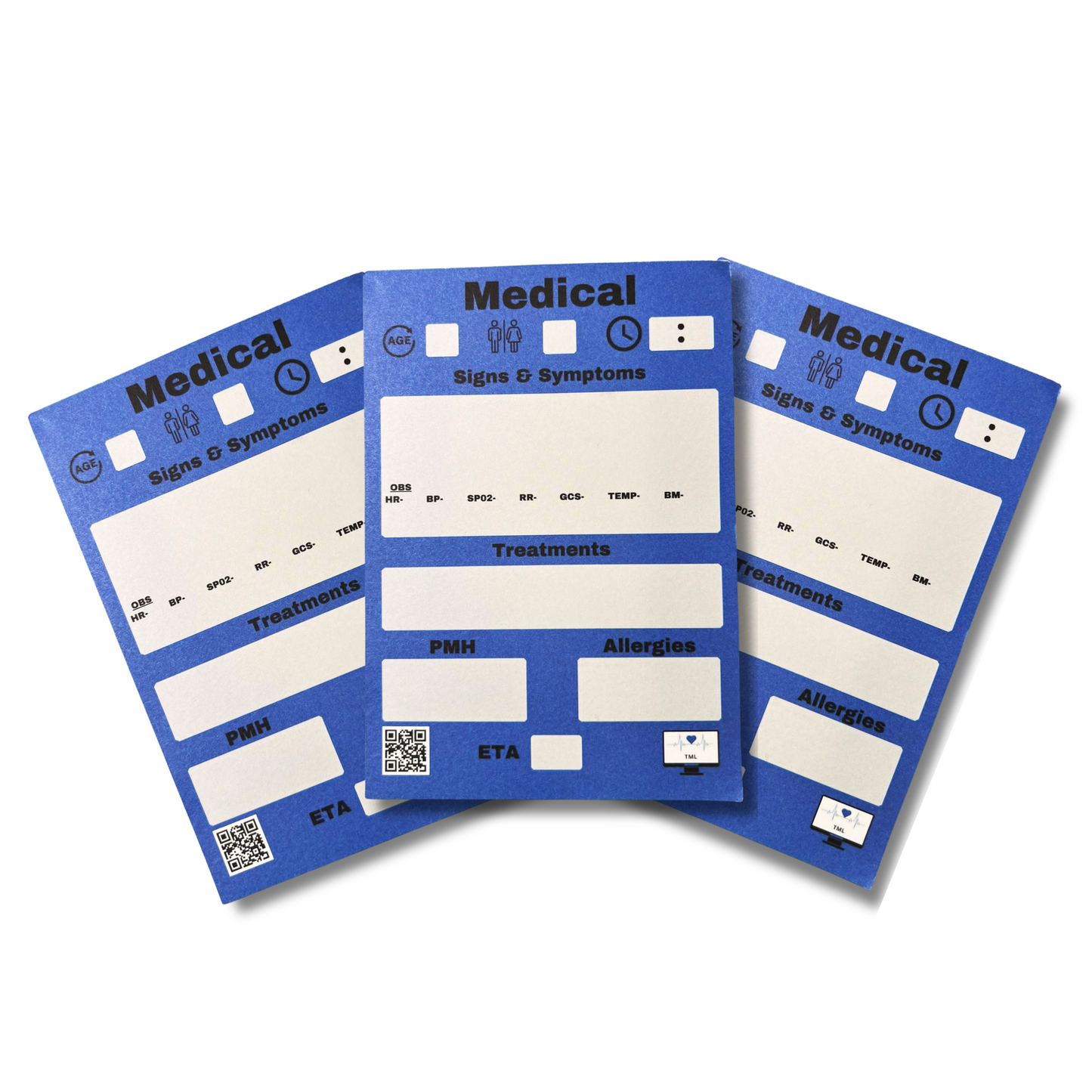 Medical, Trauma, Resuscitation Notepads